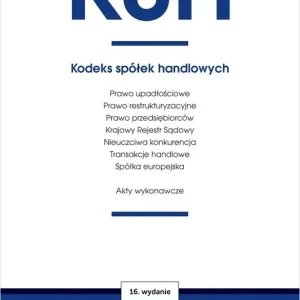 KSH. Kodeks spółek handlowych oraz ustawy towarzyszące wyd. 2026