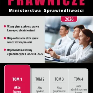 Egzaminy Prawnicze Ministerstwa Sprawiedliwości 2026. Tom 1. Akta karne