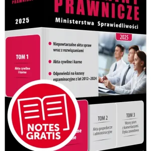 Egzaminy Prawnicze Ministerstwa Sprawiedliwości 2025. Tom 1. Akta cywilne i karne