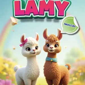 Kolorowanka Lamy z naklejkami