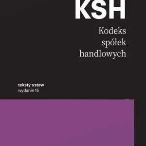 Kodeks spółek handlowych. Przepisy w15