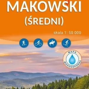Mapa turystyczna - Beskid Makowski lam 1:50 000