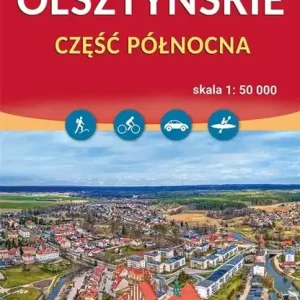 Mapa - Pojezierze Olsztyńskie 1:50 000