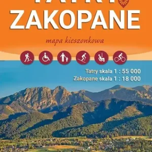 Mapa kieszonkowa - Tatry, Zakopane