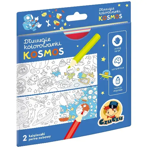 CzuCzu Dłuuugie kolorowanki Kosmos