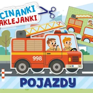 Pojazdy. Wycinanki naklejanki