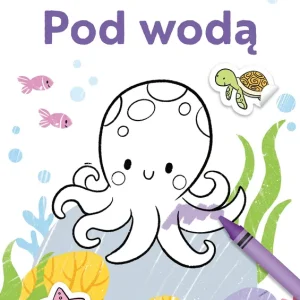 Kolorowanka z naklejkami Pod wodą