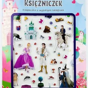 Pałac księżniczek. Książeczka z wypukłymi naklejkami