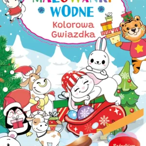 Pędzelkiem i wodą. Malowanki wodne. Kolorowa gwiazdka