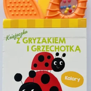 Kolory. Książeczka z gryzakiem i grzechotką