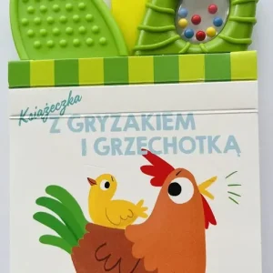 Na wsi. Książeczka z gryzakiem i grzechotką