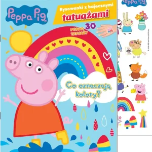 Peppa Pig. Rysowanki z bajecznymi tatuażami Co oznaczają kolory?