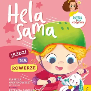 Hela sama jeździ na rowerze