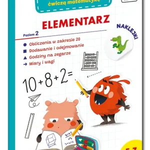 Bazgraki ćwiczą matematykę. Elementarz. Poziom 2. Kapitan Nauka. Bazgraki
