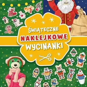 Zwierzęta. Trefliki ratują święta. Świąteczne naklejkowe wycinanki