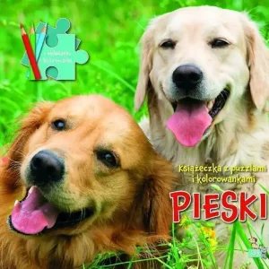 Pieski. Książeczki z puzzlami i kolorowankami