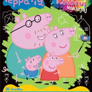 Peppa Pig. Zdrapuj, koloruj, naklejaj