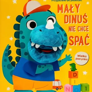 Mały dinuś nie chce spać. Przyjaciele do poduszki