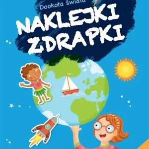 Naklejki zdrapki. Dookoła świata
