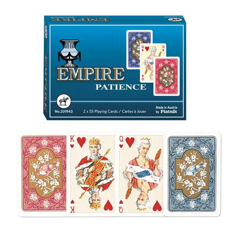 Karty do gry Piatnik 2 talie pasjans empire