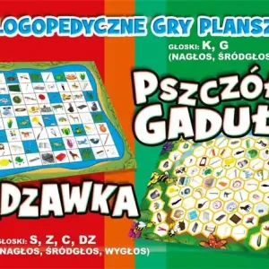 Sadzawka Pszczółki Gadułki Logopedyczne gry planszowe