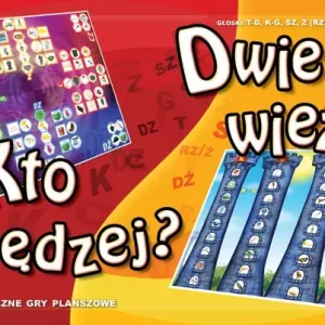 Kto prędzej? Dwie wieże Logopedyczne gry planszowe