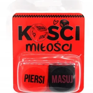 Kości Miłości (czerwono-czarne)