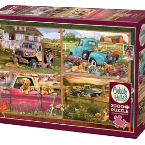 Puzzle 2000 Pieskie życie 112992