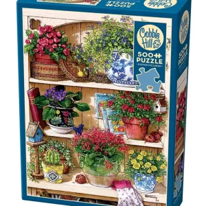 Puzzle 500 Regał z kwiatami 112263