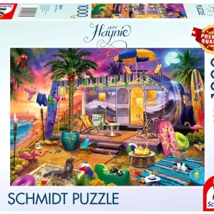 Puzzle 1000 PQ Jeff Haynie Mobilny domek przy plaży 113361