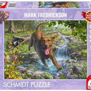 Puzzle 1000 PQ Mark Fredrickson Spacer z psem 113359