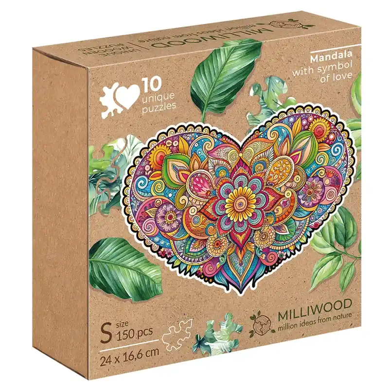 Puzzle 150 Milliwood Peace and harmony Mandala Miłości