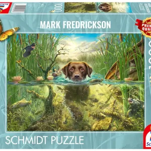 Puzzle 1000 PQ Mark Fredrickson Psia kąpiel 113360