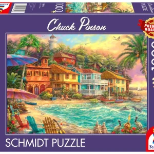 Puzzle 1000 PQ Chuck Pinson życie na wyspie 113354