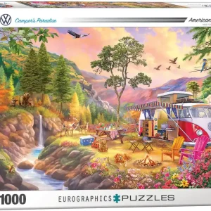 Puzzle 1000 VW Bus Camper's Paradise by 6000-5866