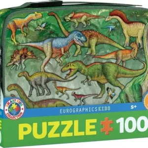 Puzzle 100 z lunch box Dinosaur  9100-0098