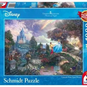 Puzzle 1000 PQ Kopciuszek Disney T.Kinkade 106296
