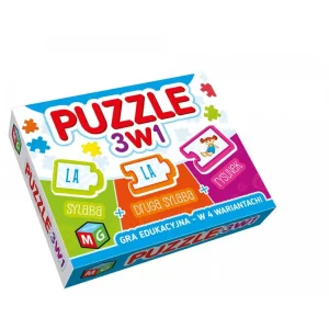 Puzzle 3w1 gra edukacyjna