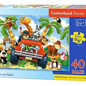 Puzzle 40 maxi Podróż przez Safari B-040131
