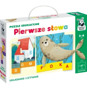 Kapitan Nauka. Puzzle edukacyjne Pierwsze słowa