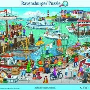 Puzzle w ramce 24 Dzień w porcie