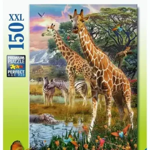 Puzzle 150 Giraffes in Africa