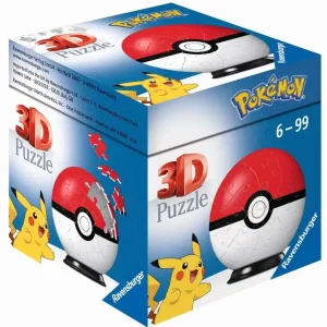 Puzzle 3D 54 Kula Pokemon czerwona