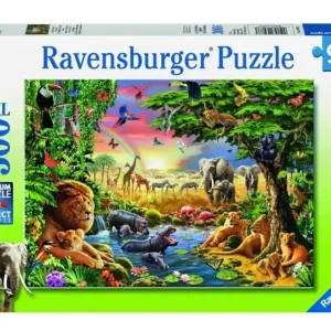 Puzzle 300 Afrykańskie zwierzaki XXL