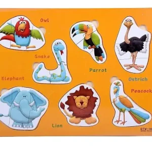 Puzzle drewniane Zwierzęta