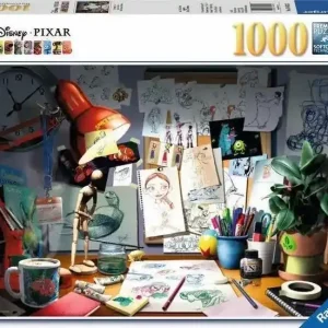 Puzzle 1000 Artystyczne biurko
