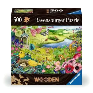 Puzzle drewniane 500 Dziki ogród