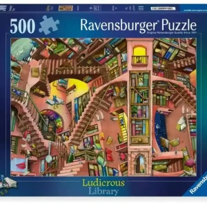 Puzzle 2D: Fantastyczna biblioteka 500el