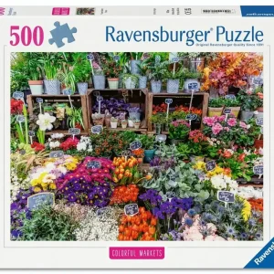 Puzzle 500 Flower Market, France