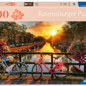 Puzzle 200 Sunset in Amsterdam